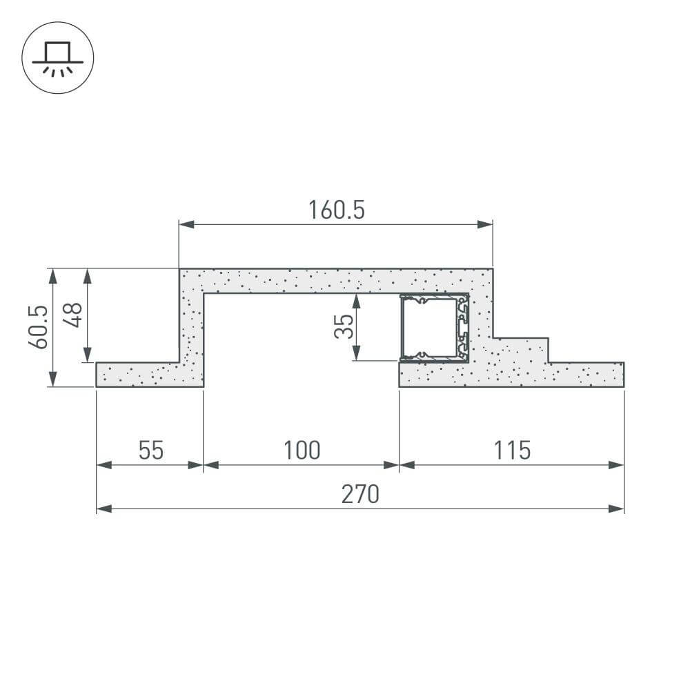 Профиль Arlight ARL-BAY 022267 в Санкт-Петербурге