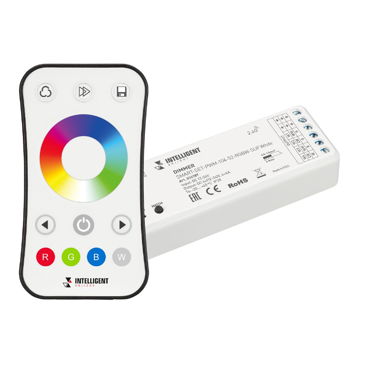 Диммер Arlight Intelligent SMART-SET-PWM-104-52-RGBW-SUF White 036187 в Санкт-Петербурге