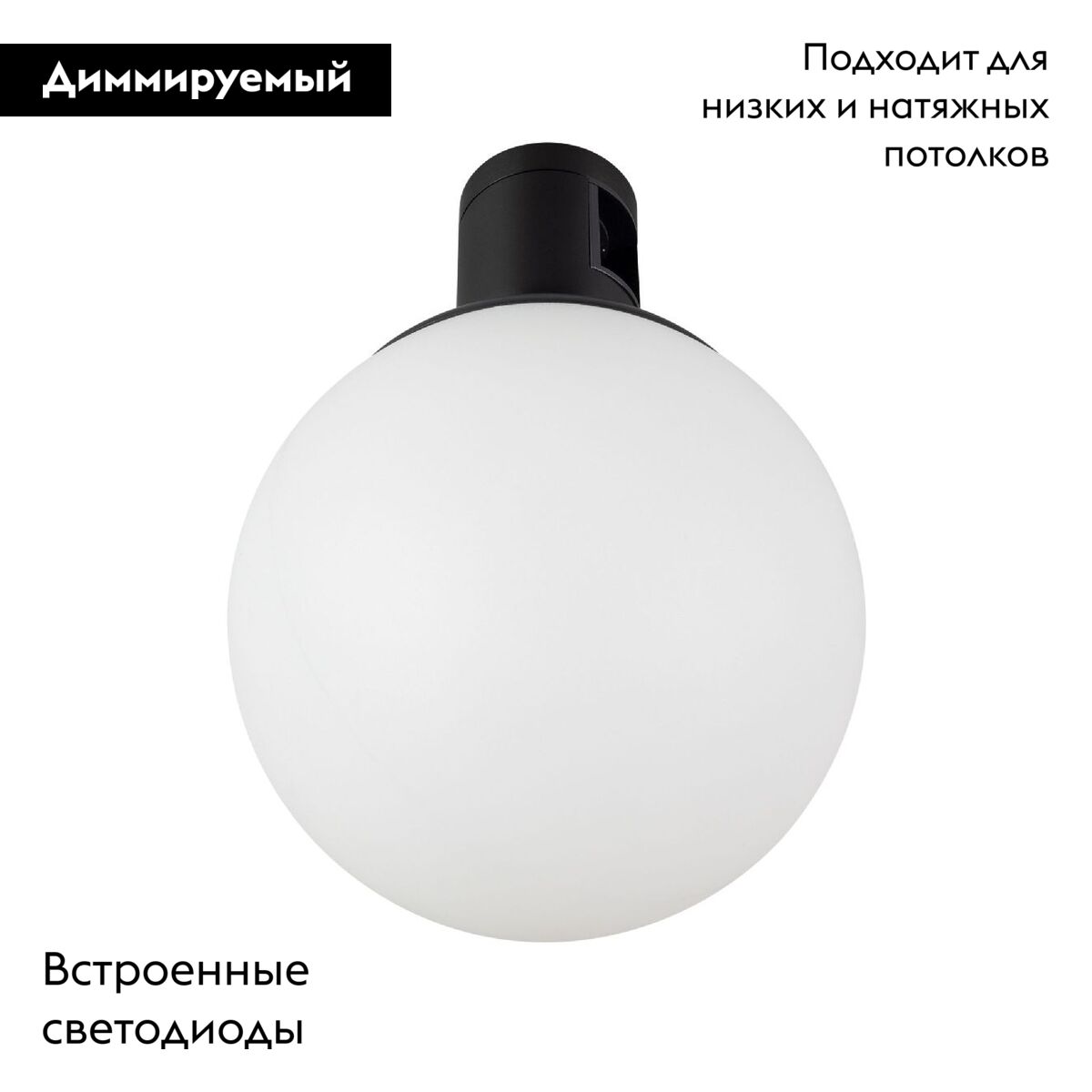 Трековый светильники Arlight ART-APRIORI-SFERO-R120-5W Warm3000 039290 в #REGION_NAME_DECLINE_PP#