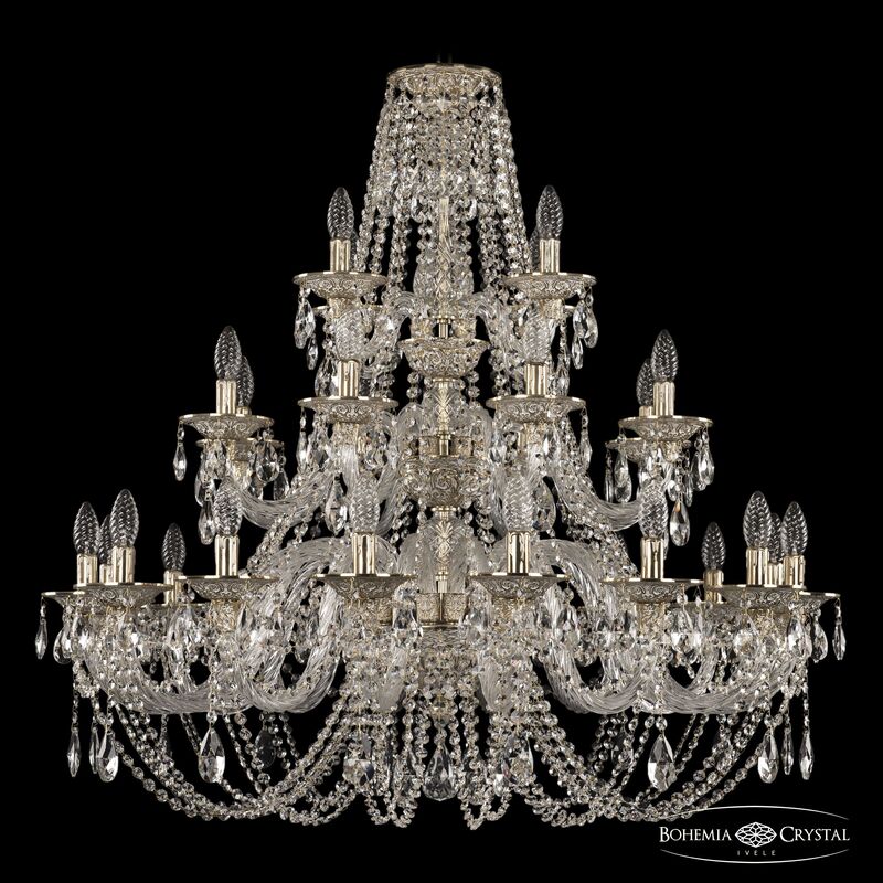 Подвесная люстра Bohemia Ivele Crystal 16106/16+8+4/360/3d GW в Санкт-Петербурге