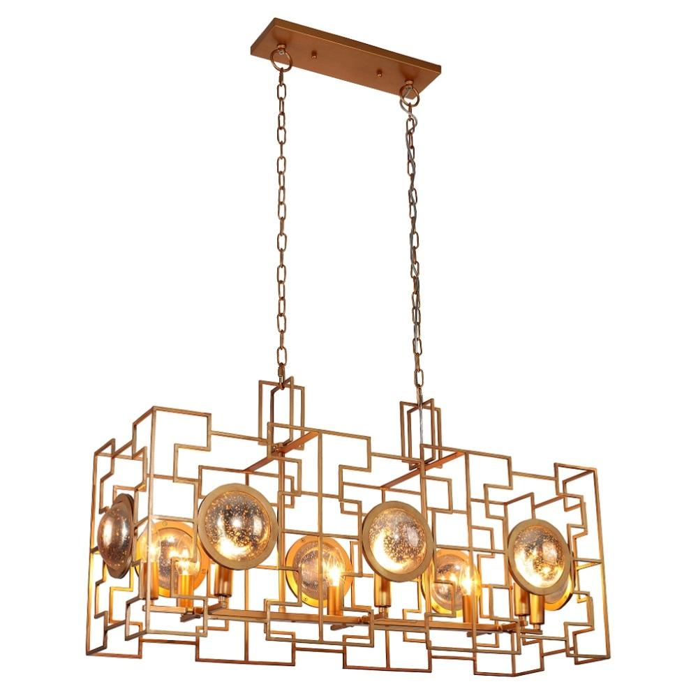 Подвесная люстра Crystal Lux Cuento SP8 L900 Gold в #REGION_NAME_DECLINE_PP#