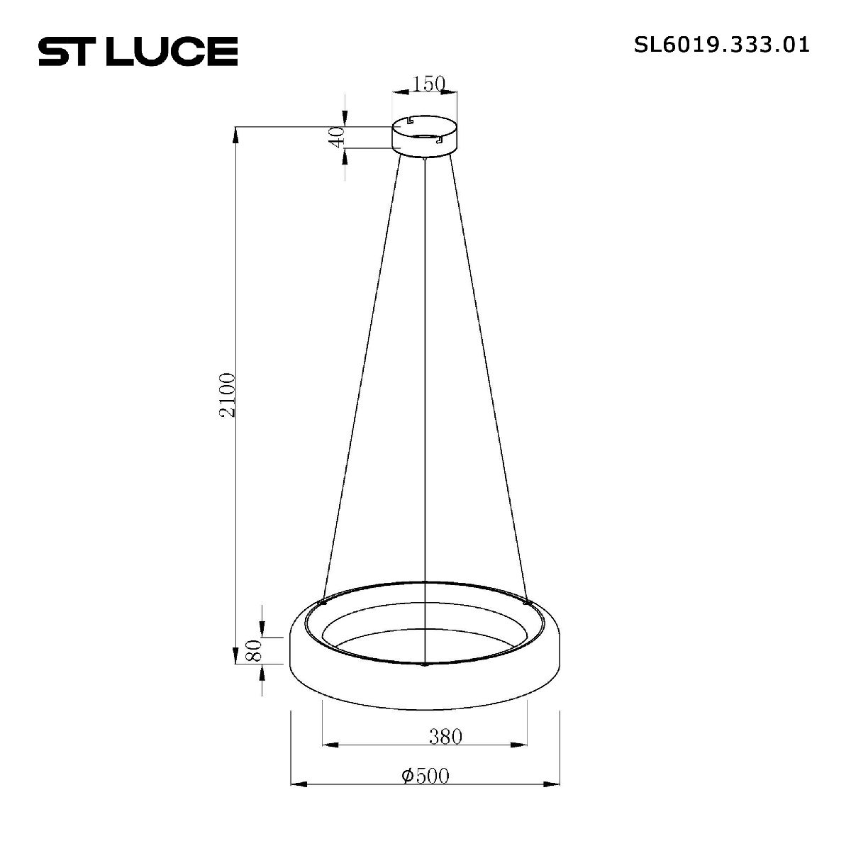 Подвесная люстра ST Luce Foray SL6019.333.01 в #REGION_NAME_DECLINE_PP#