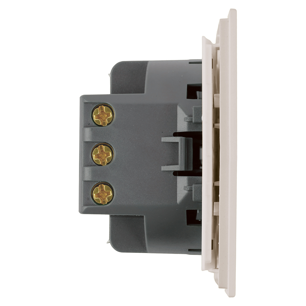 Переключатель перекрестный 1-клавишный (механизм) Stekker Мия 250В 10А RSW10-3110-08 пудровый жемчуг 50570 в Санкт-Петербурге