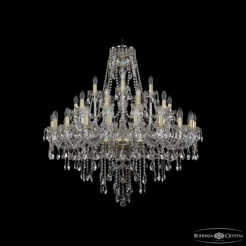 Подвесная люстра Bohemia Ivele Crystal 1415/20+10+5/360 G в Санкт-Петербурге