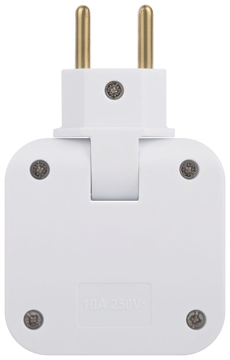 Разветвитель электрический Эра SPF-2-FL-USB поворотный на 2 розетки + 2USB 10А белый Б0069089 в Санкт-Петербурге