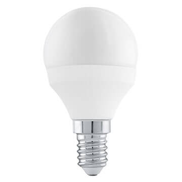 Лампа светодиодная диммируемая Eglo E14 6W 3000K шар матовый 11583 УЦ в Санкт-Петербурге