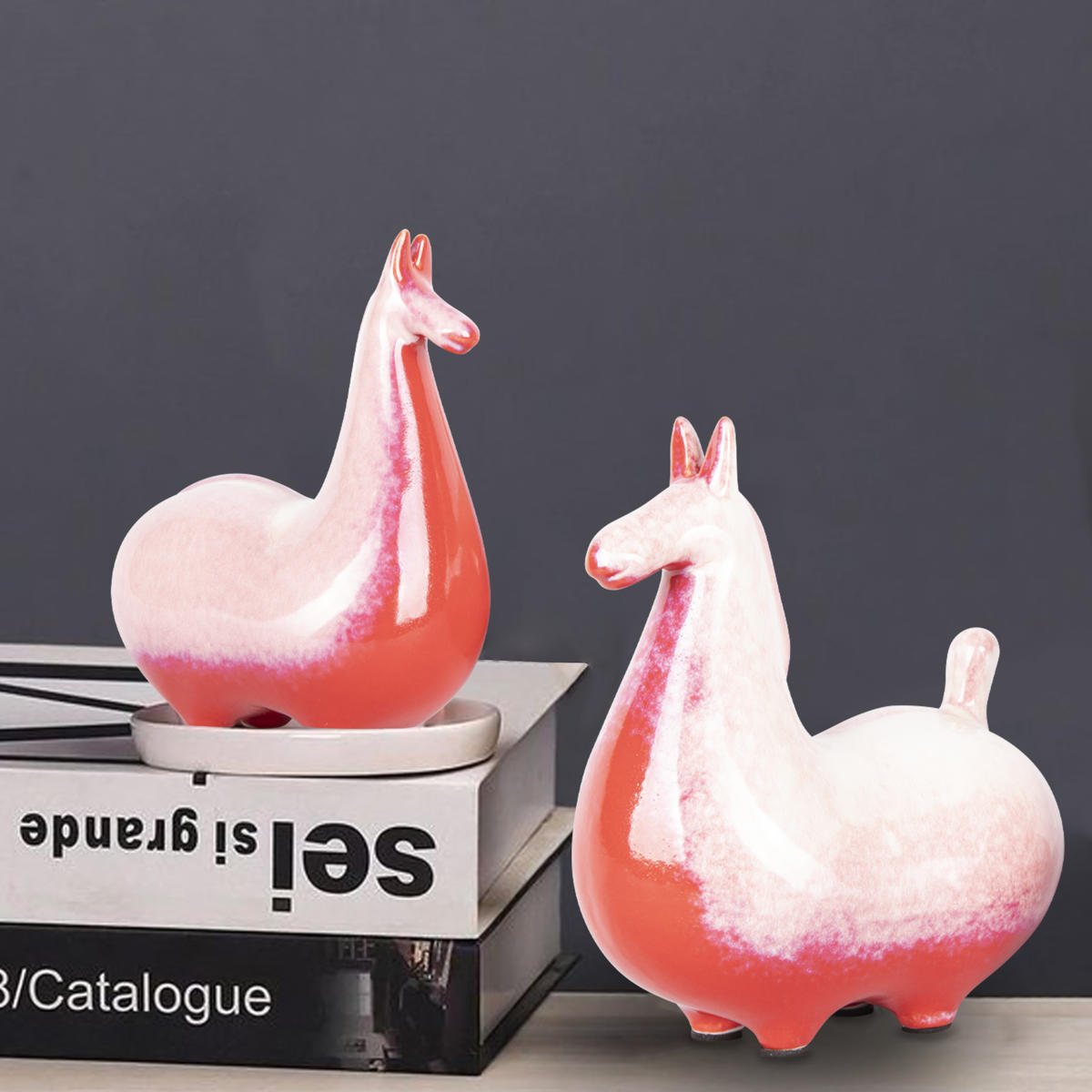 Статуэтка (2 шт.) Loft IT Horse 10283 Red (2 pcs) в Санкт-Петербурге