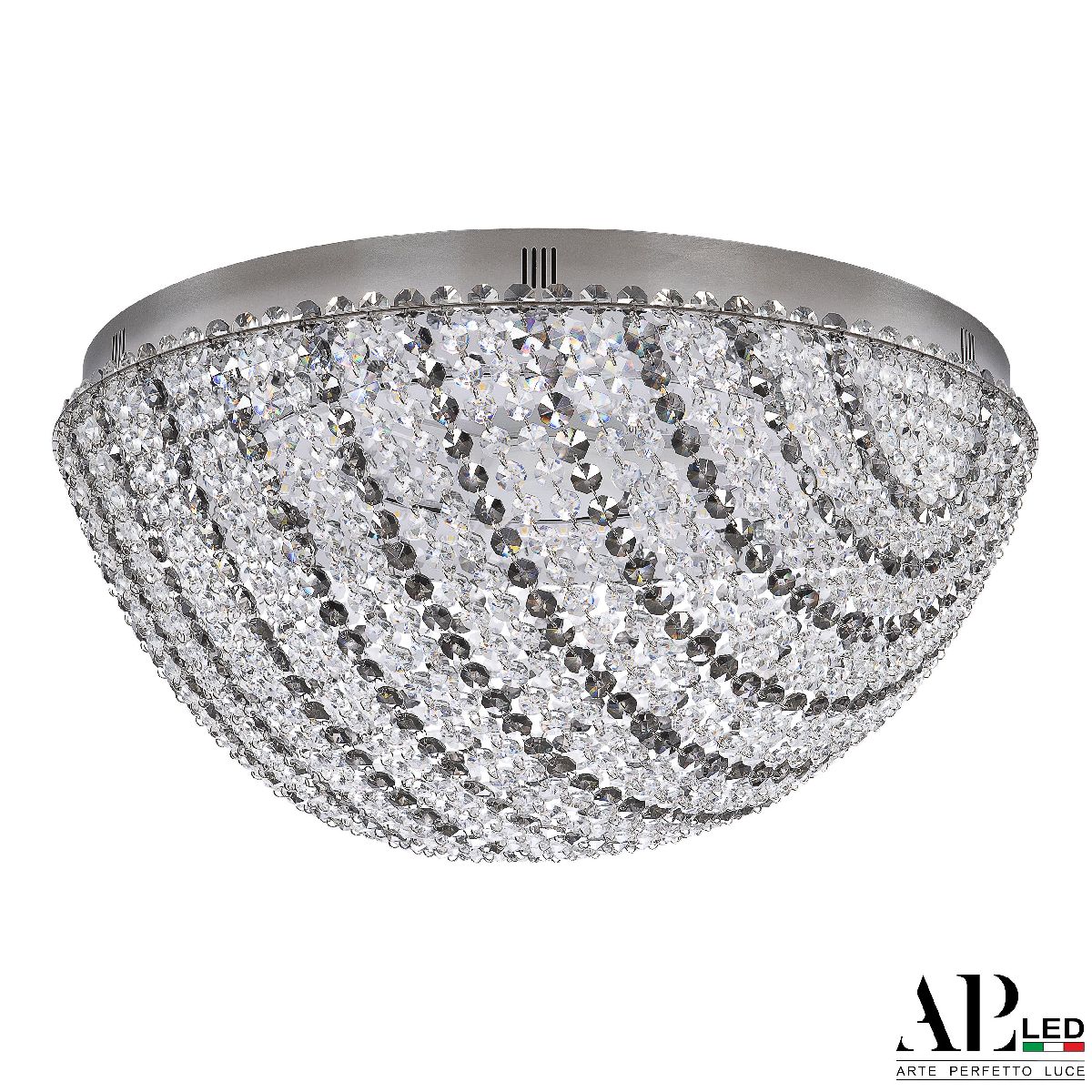 Потолочная люстра Arte Perfetto Luce Sicilia SH501.2.50.R.LED-DIM.Ni.Clear.731 в Санкт-Петербурге