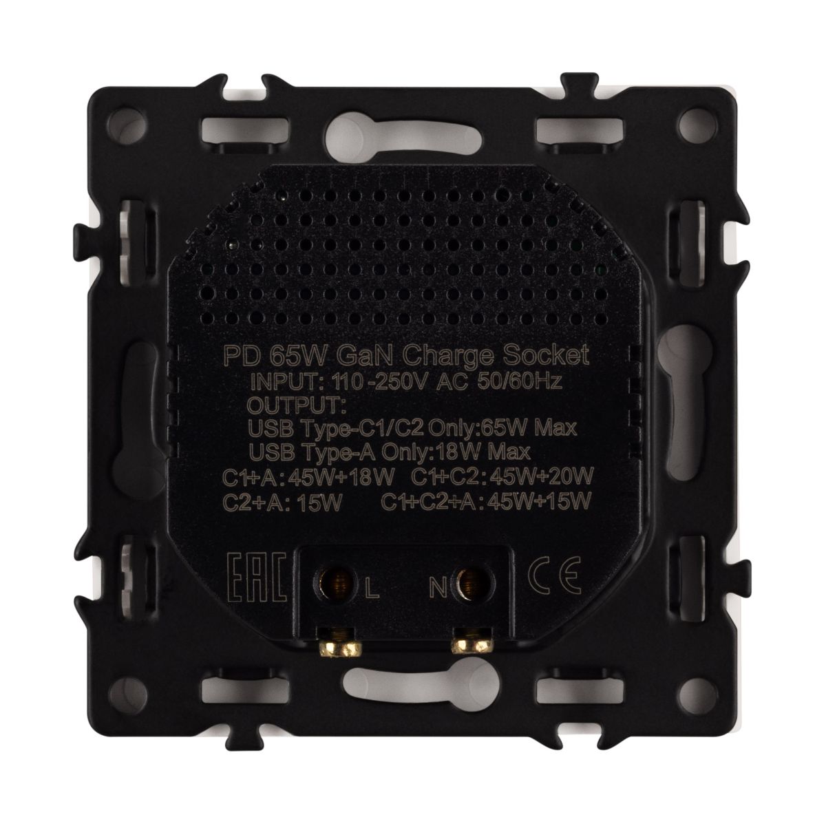 USB Розетка тип А+С+С софт-тач никель Arlight SCT-MUACC-SFPL-FC-IS (65W, QC3) 061838(1) в Санкт-Петербурге