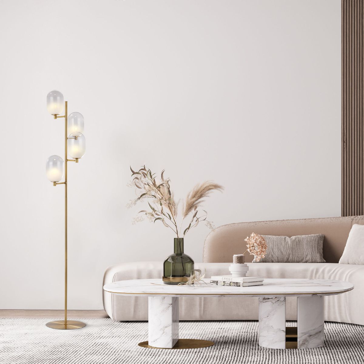 Торшер Eurosvet Loona 01161/4 латунь a065617 в Санкт-Петербурге