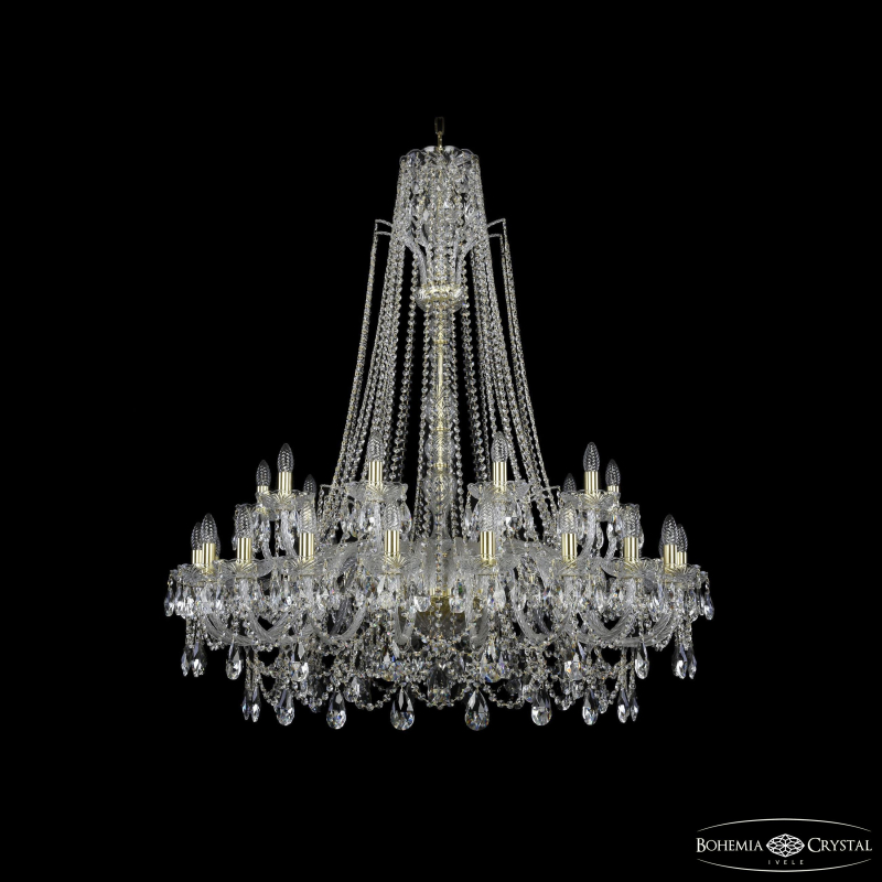 Подвесная люстра Bohemia Ivele Crystal 1411/20+10/400/XL-130 G в Санкт-Петербурге