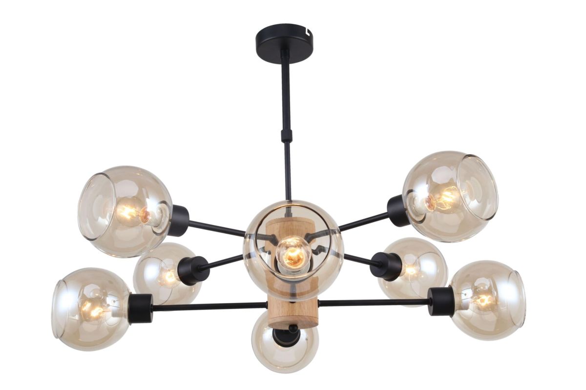Люстра на штанге Freya Marvin FR5055PL-08B в Санкт-Петербурге
