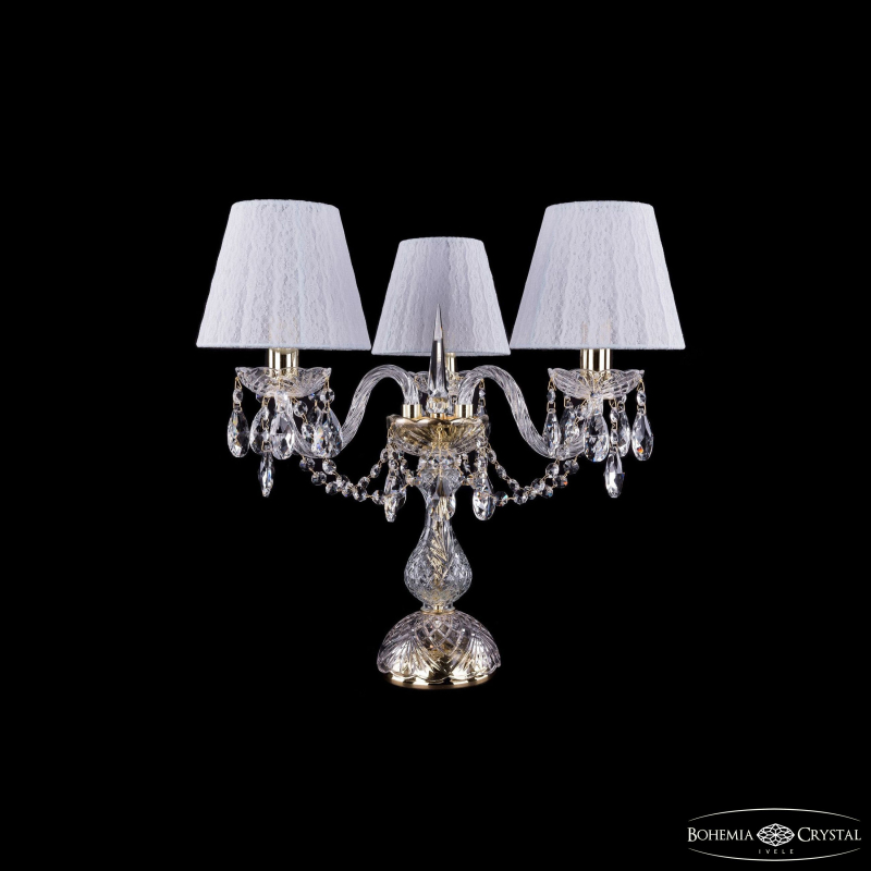 Настольная лампа Bohemia Ivele Crystal 1406L/3/141-39 G SH13-160 в Санкт-Петербурге