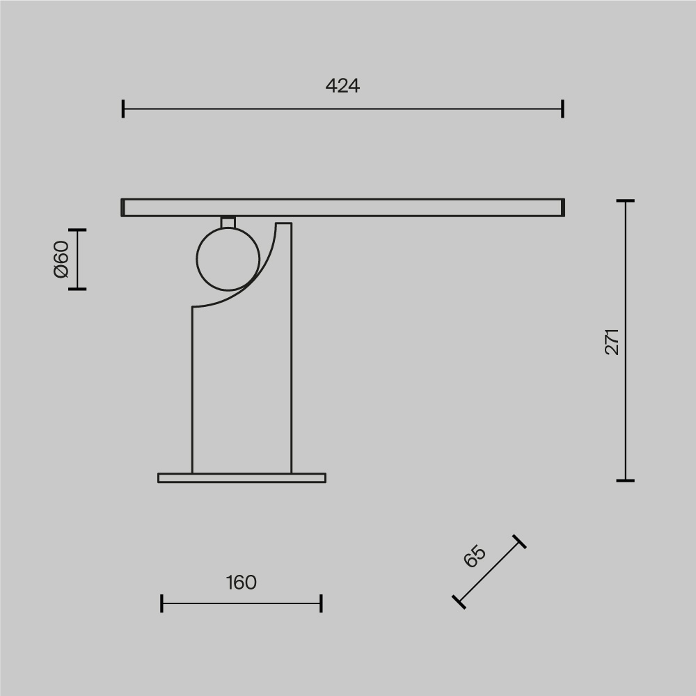 Настольная лампа Maytoni Monumento MOD467TL-L9BS3K в #REGION_NAME_DECLINE_PP#