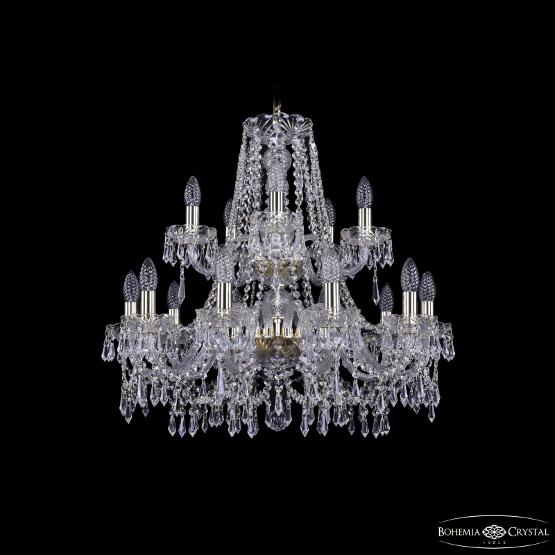 Подвесная люстра Bohemia Ivele Crystal 1403/10+5/240/2d G в Санкт-Петербурге