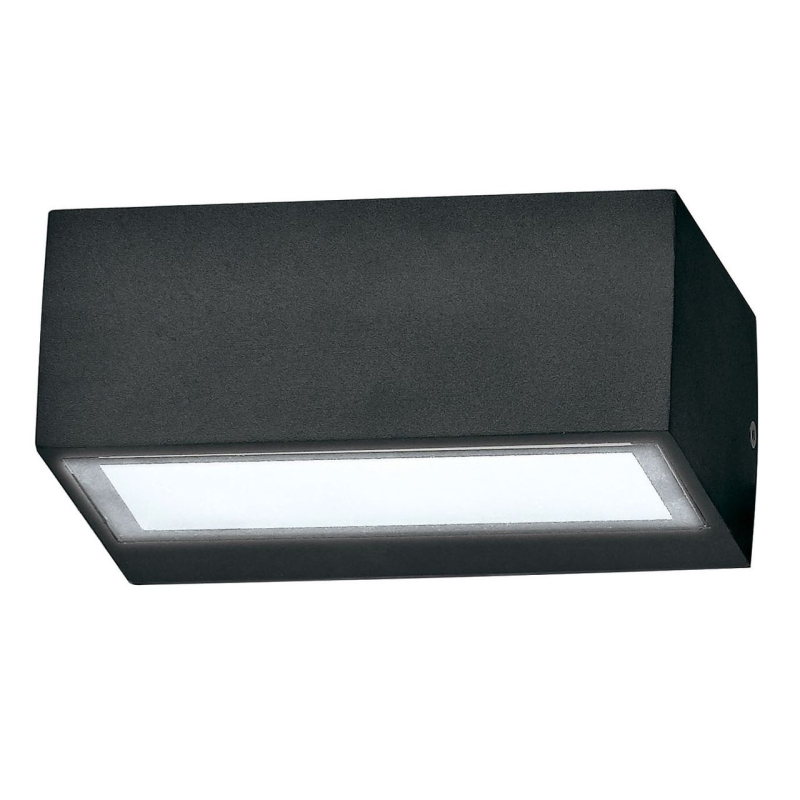 Уличный настенный светильник Ideal Lux Twin AP1 Nero 115375 в Санкт-Петербурге