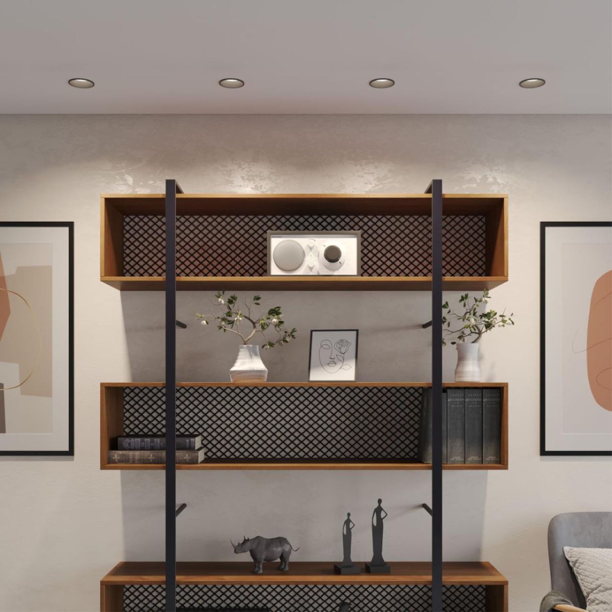 Встраиваемый светильник с переключателем цветовой температуры и угла рассеивания Novotech Wir Solis 359858 в Санкт-Петербурге