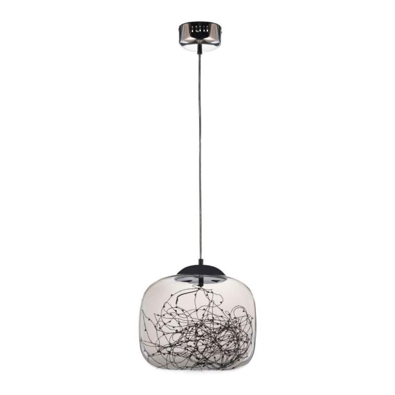 Подвесной светодиодный светильник Lumina Deco Daisy LDP 6823-300 CHR+GY в Санкт-Петербурге