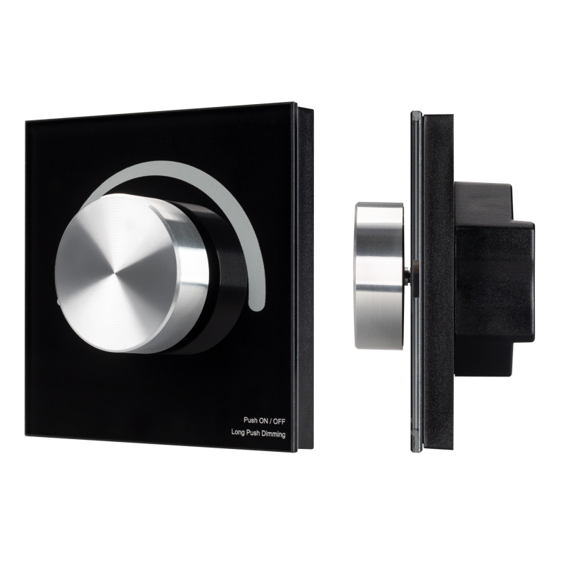 Панель Arlight Smart-P37-Dim-IN Black (230V, 1.2A, Triac, Rotary, 2.4G) 028109 в Санкт-Петербурге
