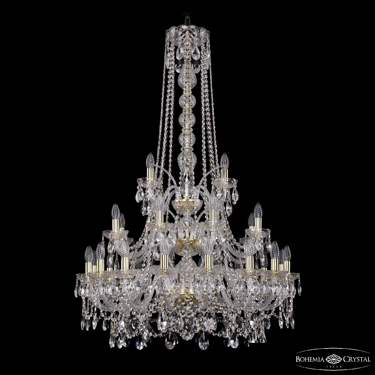 Подвесная люстра Bohemia Ivele Crystal 1411/16+8+4/300/h-131/3d G в Санкт-Петербурге