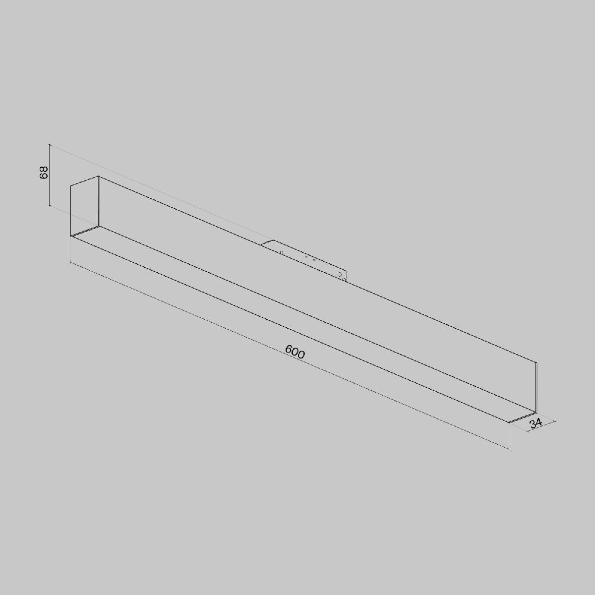 Трековый светильник Maytoni Technical BASIS TR012-2-20W4K-W в Санкт-Петербурге