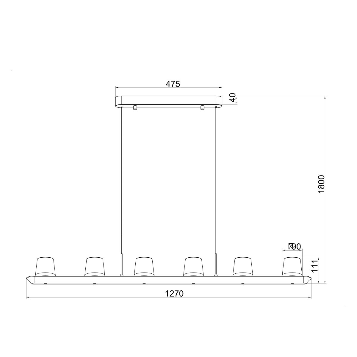 Подвесная люстра Mantra Alabastro 9436 в Санкт-Петербурге