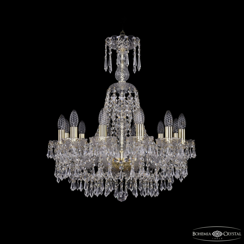 Подвесная люстра Bohemia Ivele Crystal 1403/12/195/XL-65 G в Санкт-Петербурге