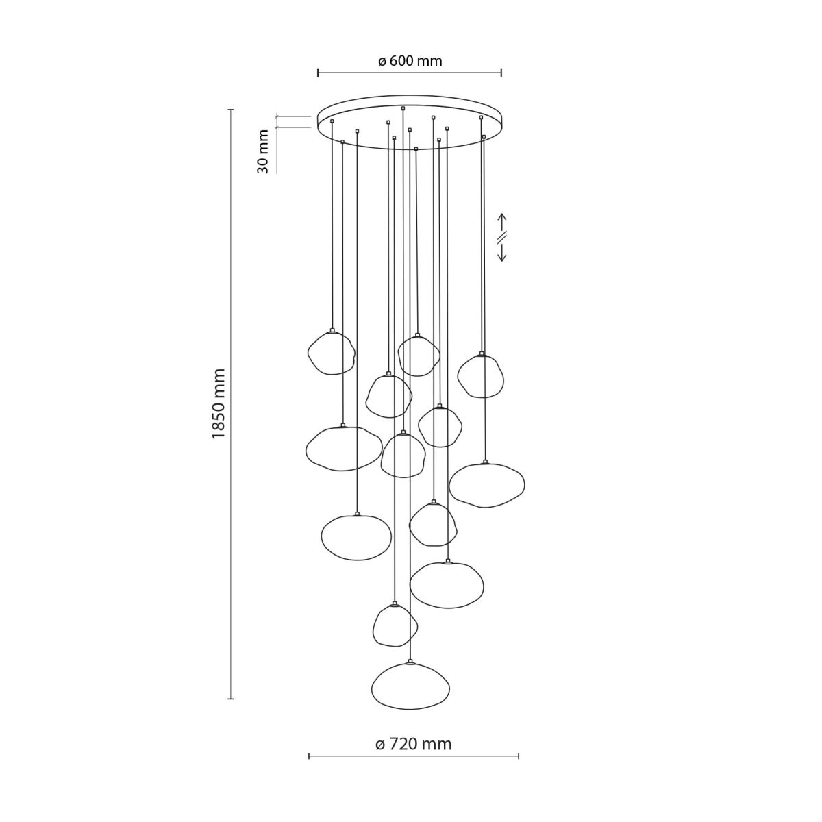 Подвесной светильник TK Lighting 11794 Nebia a073060 в Санкт-Петербурге