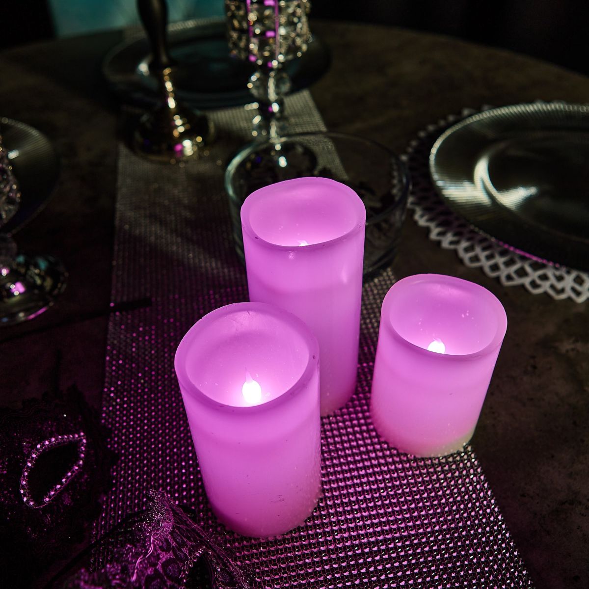 Набор свечей светодиодных Uniel ULD-F052 RGB RC CANDLE SET3 UL-00007259 в Санкт-Петербурге