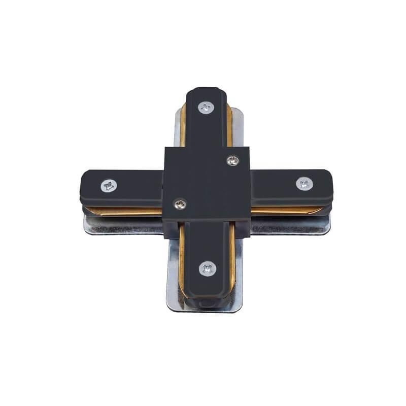 Соединитель для шинопроводов Х-образный Volpe UBX-Q122 G41 BLACK 1 POLYBAG UL-00006054 в Санкт-Петербурге