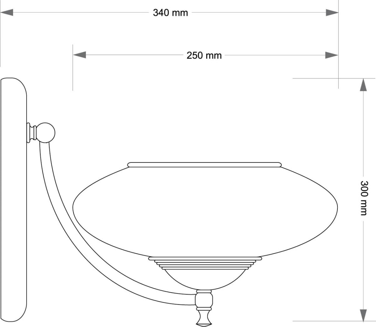 Бра Kutek San Marino Lampshade SAN-K-1(P/A)CR в #REGION_NAME_DECLINE_PP#