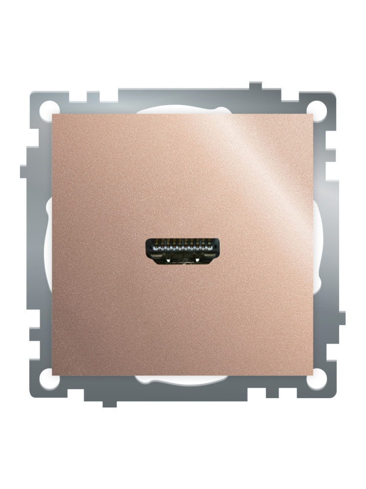 Розетка HDMI 2.1 Type A Stekker Катрин GLS00-7118-02 50063 в Санкт-Петербурге