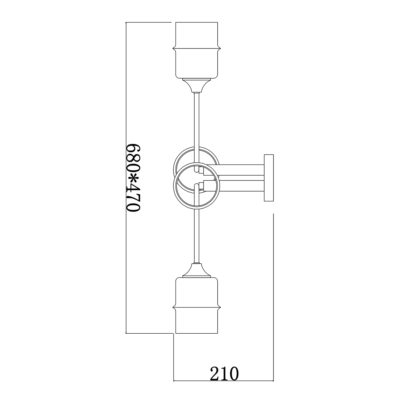 Потолочная люстра Escada Mondrian 699/4P в Санкт-Петербурге