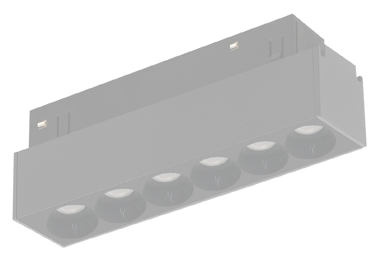 Трековый магнитный светильник iLedex Vision 4822-002-L120-6W-38DG-3000K-BK в Санкт-Петербурге