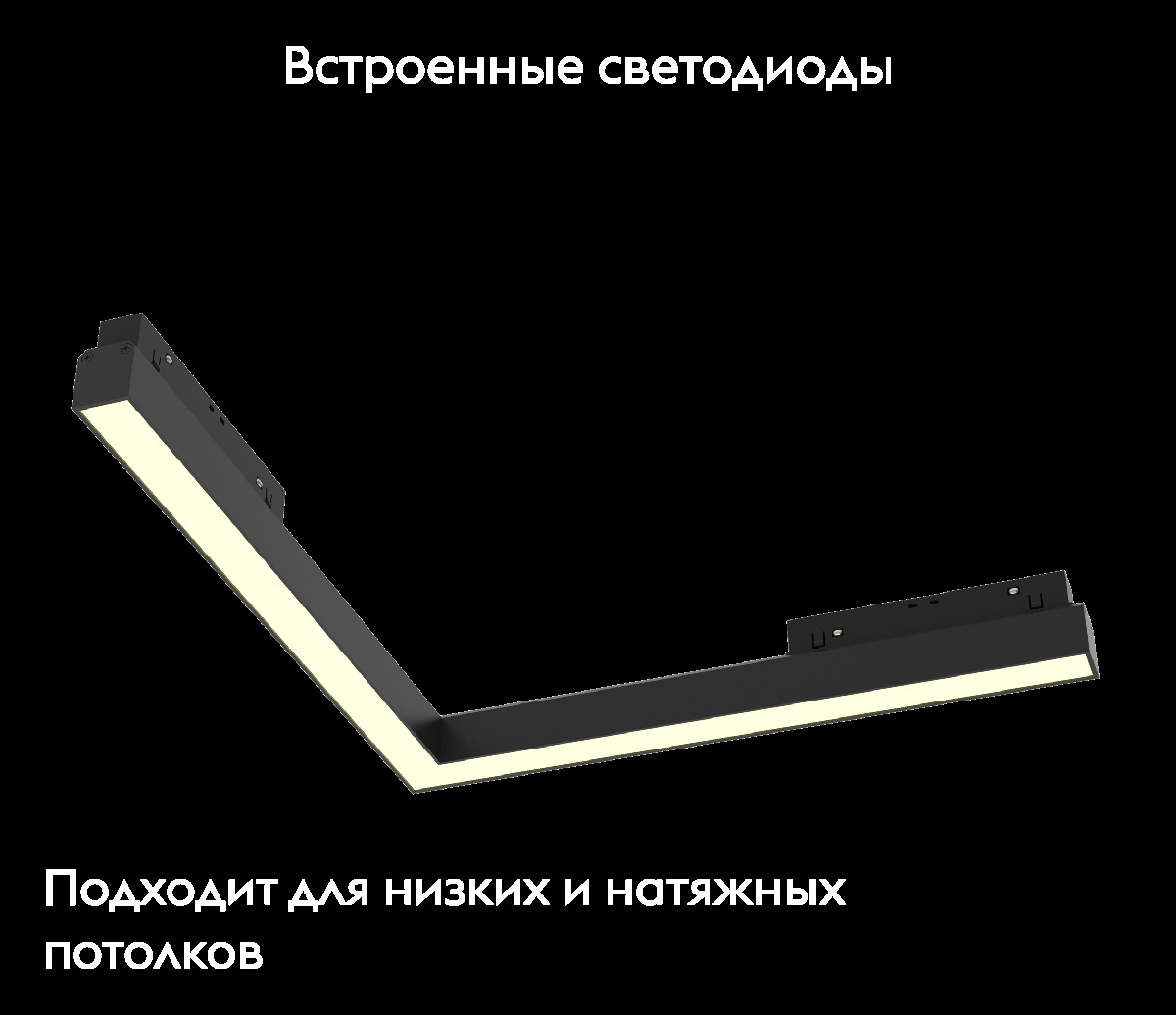 Трековый светодиодный светильник Maytoni Technical Basis TR042-2-24W4K в Санкт-Петербурге