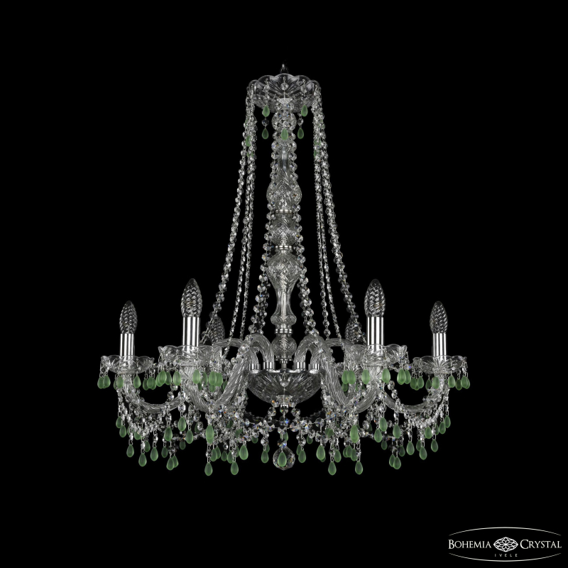 Подвесная люстра Bohemia Ivele Crystal 1410/6/240/h-74 Ni V5001 в Санкт-Петербурге