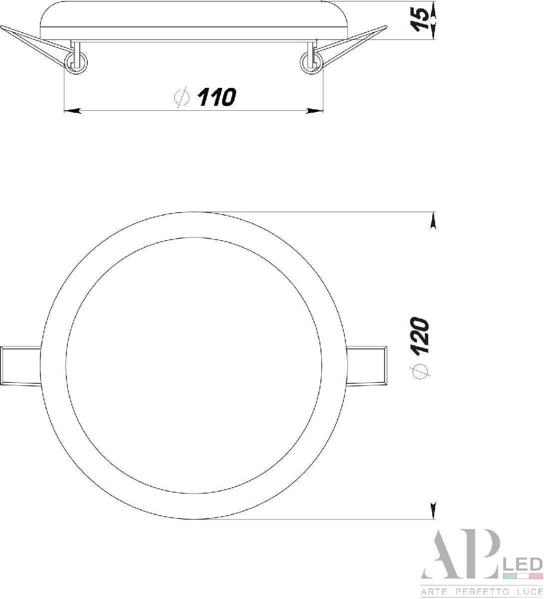 Встраиваемый светильник Arte Perfetto Luce Ingrid 3322.FAP222R/18W/6K в Санкт-Петербурге