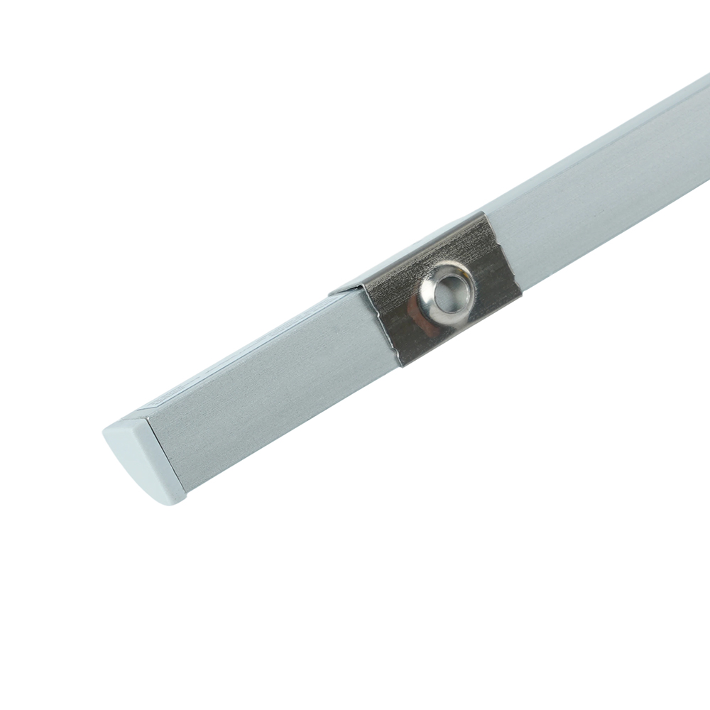 Профиль алюминиевый угловой круглый 7.9*7.9мм, серебро Feron CAB240 с матовым экраном, 2 заглушками, 4 крепежами в комплекте 52148 в #REGION_NAME_DECLINE_PP#