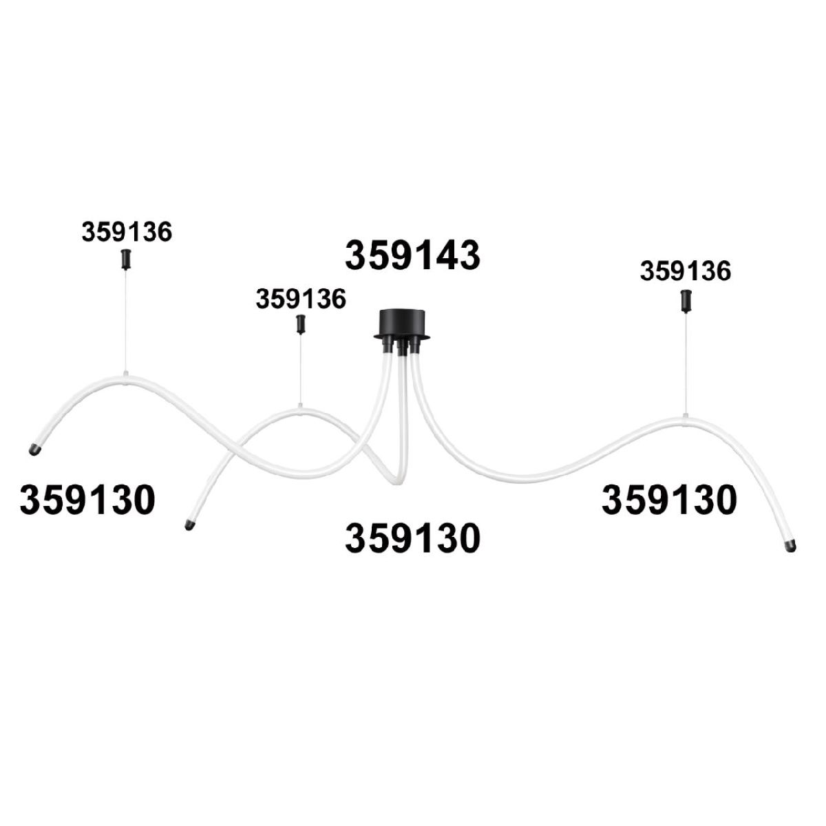 Подвесной комплект Novotech Ramo 359136 в #REGION_NAME_DECLINE_PP#