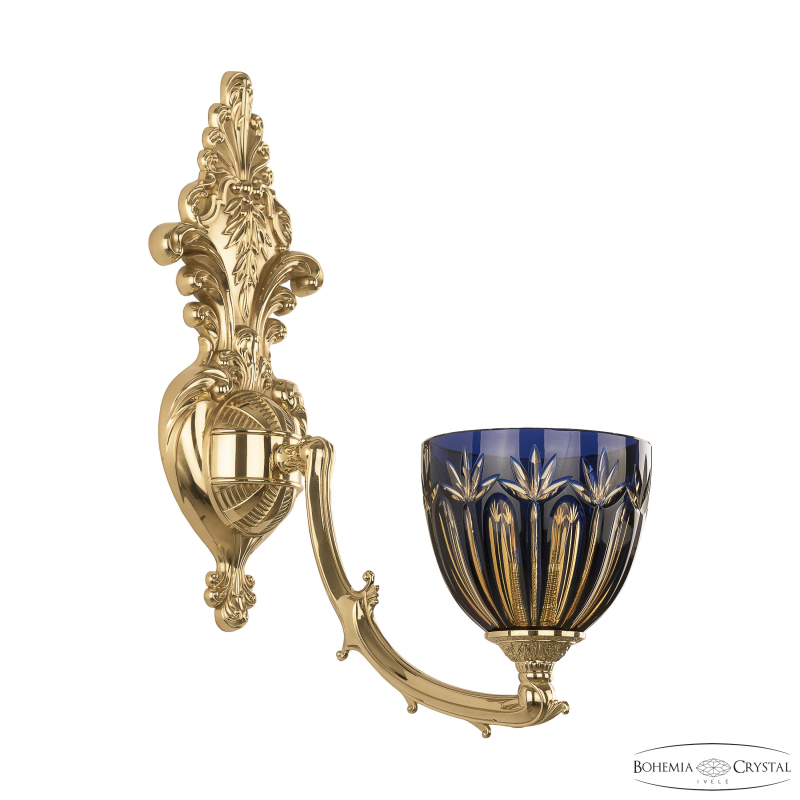 Бра Bohemia Ivele Crystal Verona 7211B15/1/210 G P1 U Amber-Blue/H-1I в Санкт-Петербурге