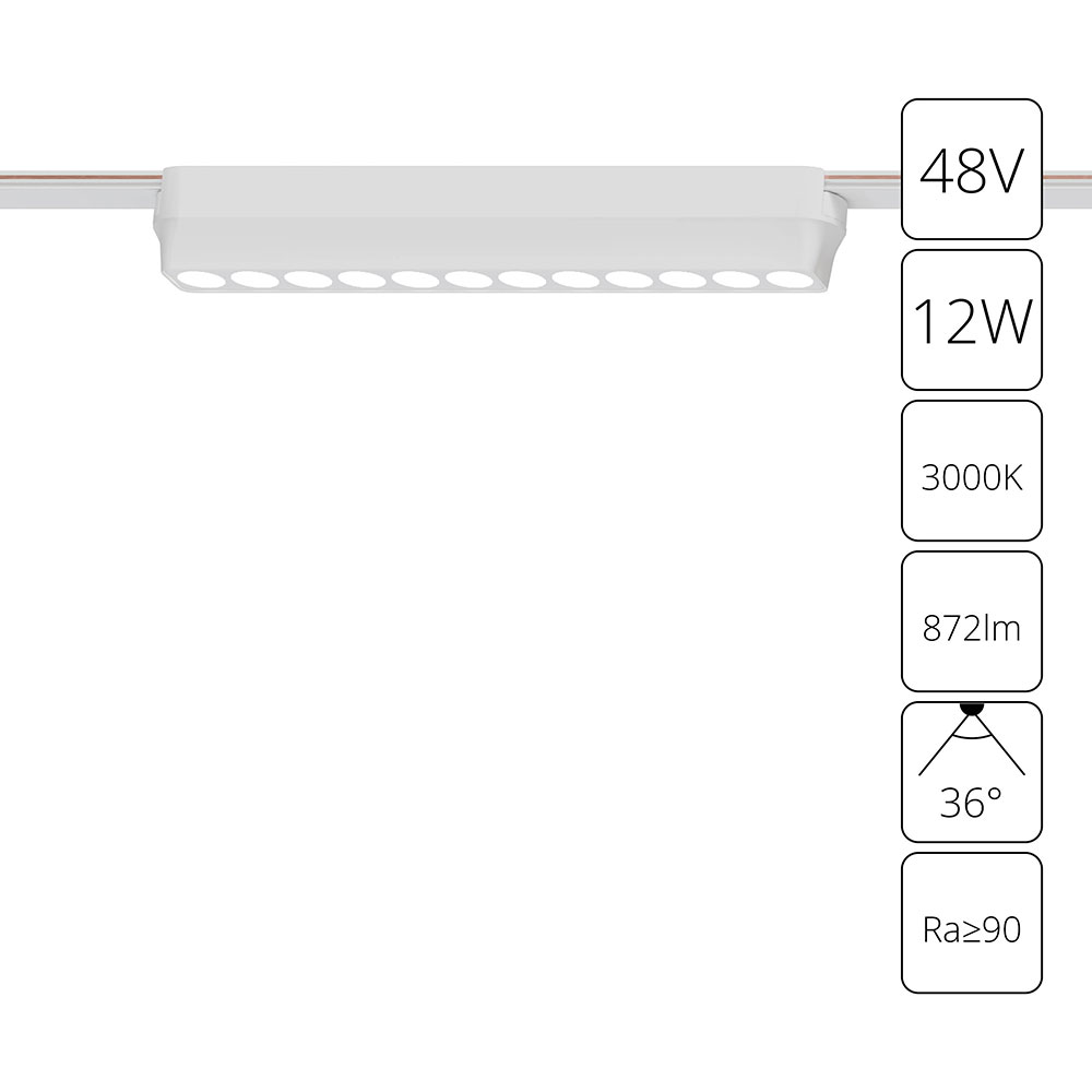 Трековый магнитный светильник Arte Lamp Rapid A1154PL-1WH в Санкт-Петербурге