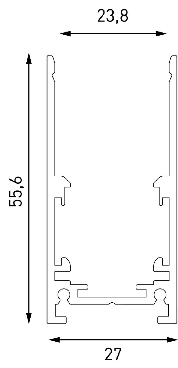 Шинопровод накладной Lumker SY-LINK-20S1-2.5-BL 019270 в Санкт-Петербурге