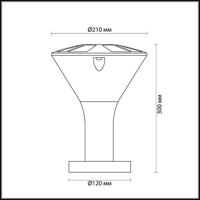 Уличный светильник Odeon Light Lenar 4046/1B в Санкт-Петербурге