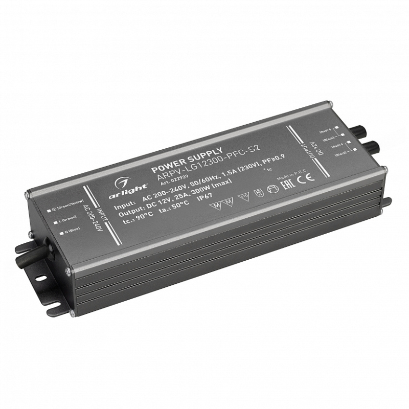 Блок питания Arlight ARPV-LG12300-PFC-S2 (12V, 25.0A, 300W) 022929(1) в Санкт-Петербурге
