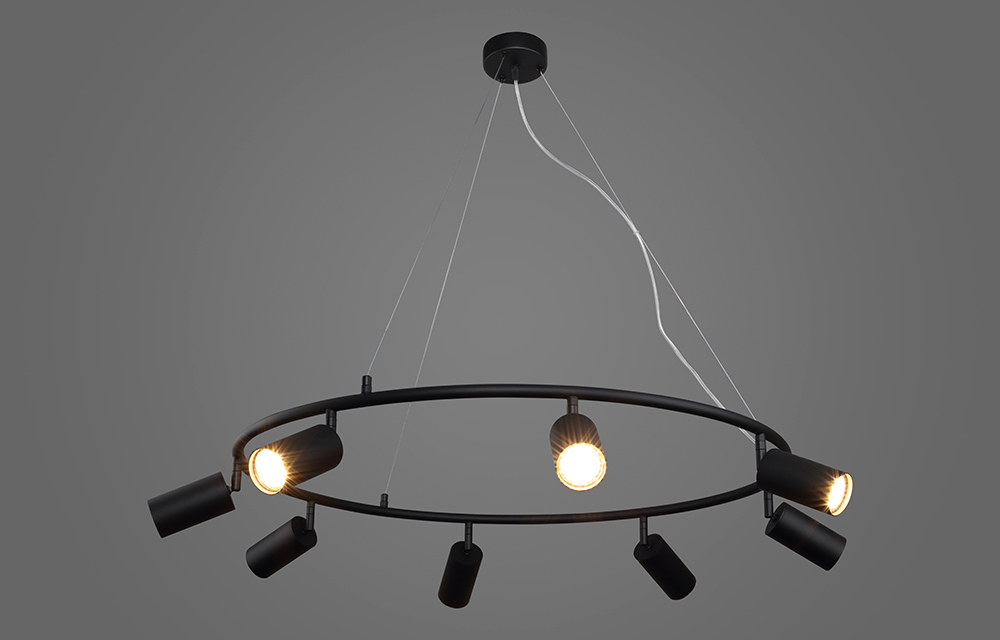 Подвесной светильник Crystal Lux RIVO SP8 BL в #REGION_NAME_DECLINE_PP#