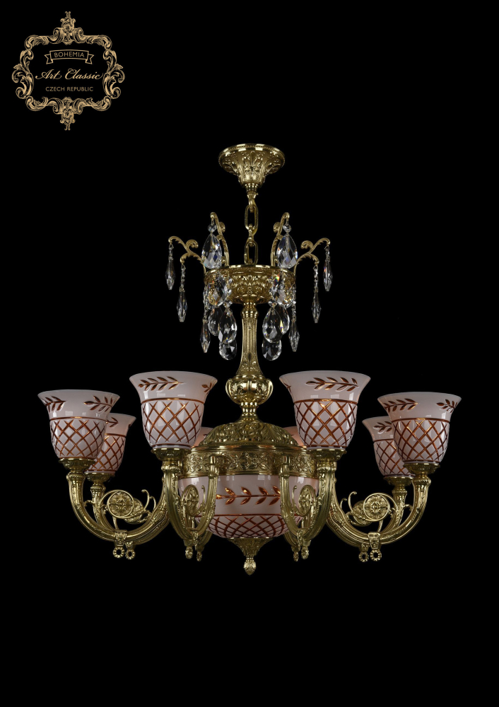 Подвесная люстра Art Classic 31.16.8.KR175SP.250IT.G.Sp.Amber.White.1B в Санкт-Петербурге