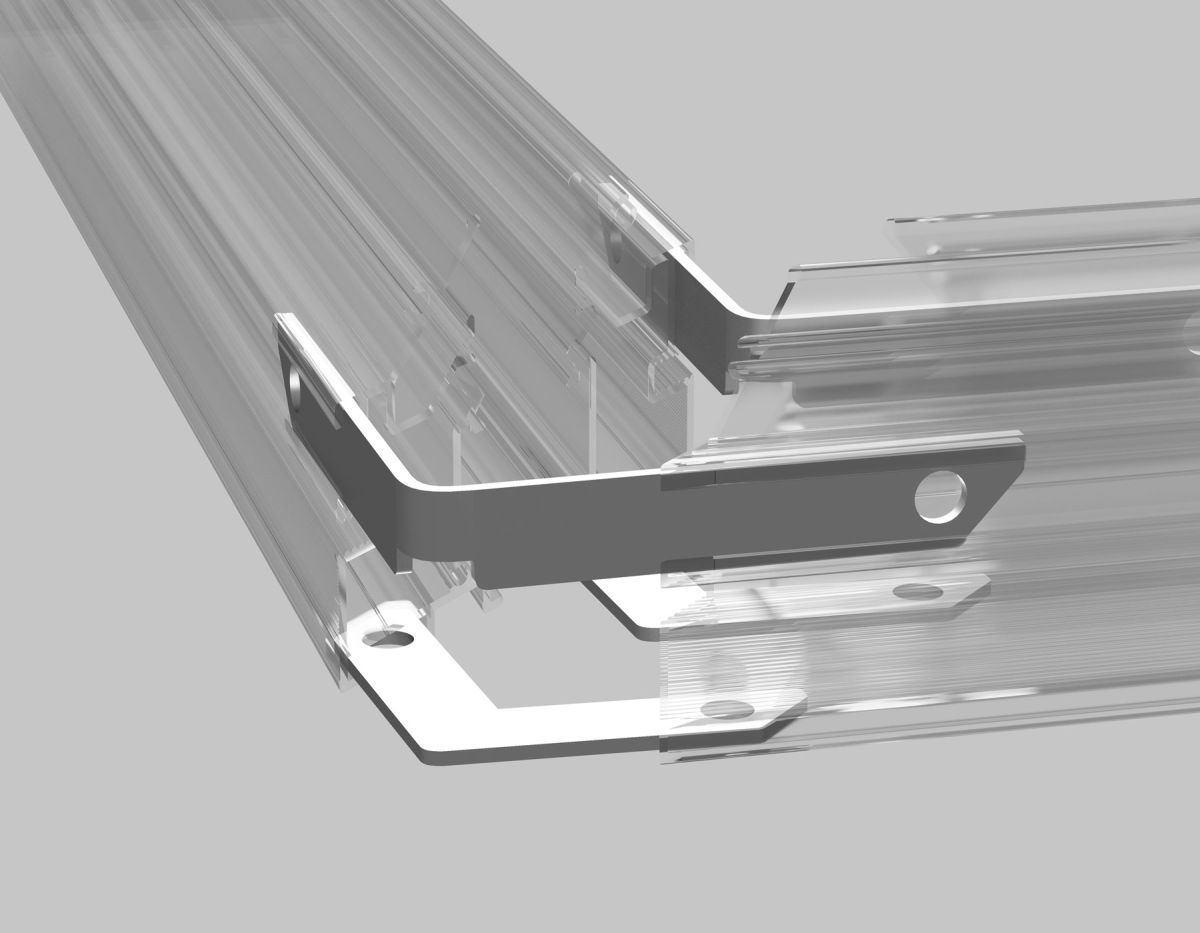 Комплект угловых вертикальных и горизонтальных соединителей 90 для магнитного шинопровода 4шт Ambrella Light Track System GL2015 в #REGION_NAME_DECLINE_PP#