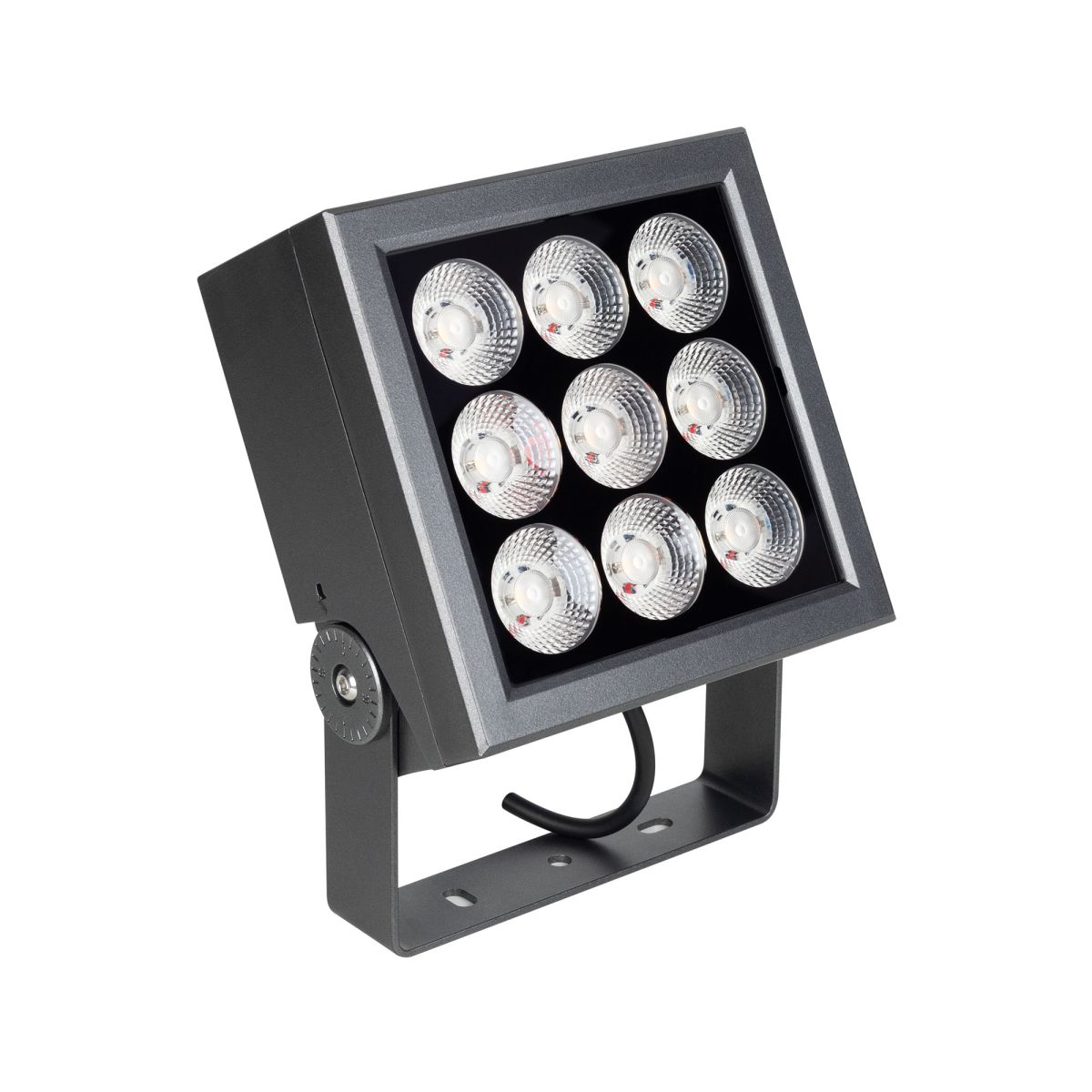 Прожектор Arlight KT-BLOCK-S185x185-36W RGBW-Day (Графит, 60 deg, 24V, DMX512) (IP66 Металл) 066390 в Санкт-Петербурге