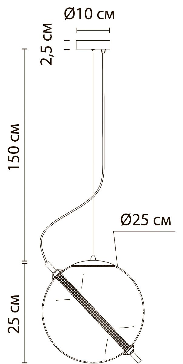 Подвесной светильник Arte Lamp Нolly A3225SP-1PB в Санкт-Петербурге