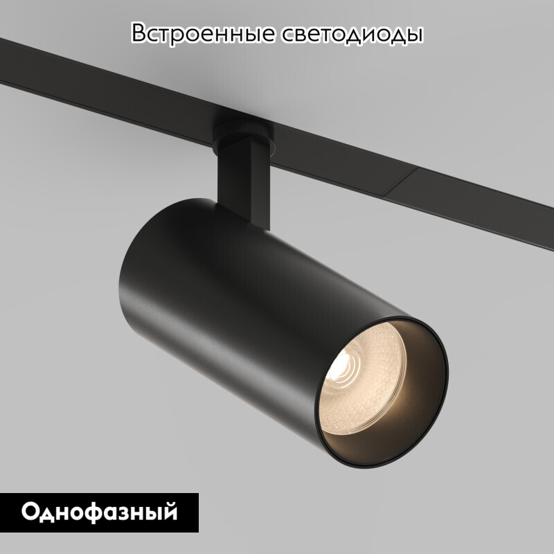 Трековый однофазный светильник Denkirs Simple Spot DK8120-BK в Санкт-Петербурге